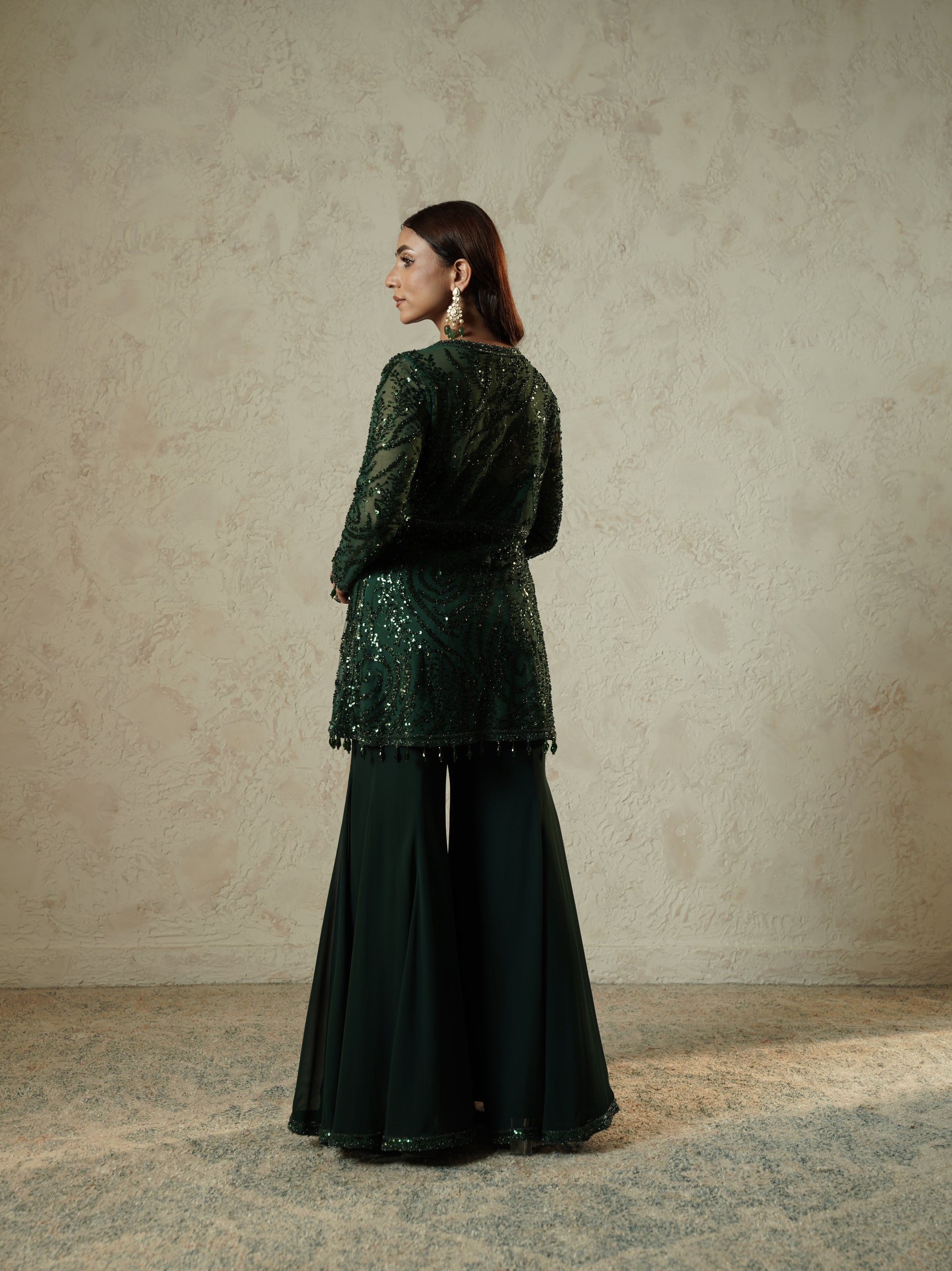 ELYSELLE SET Emerald green