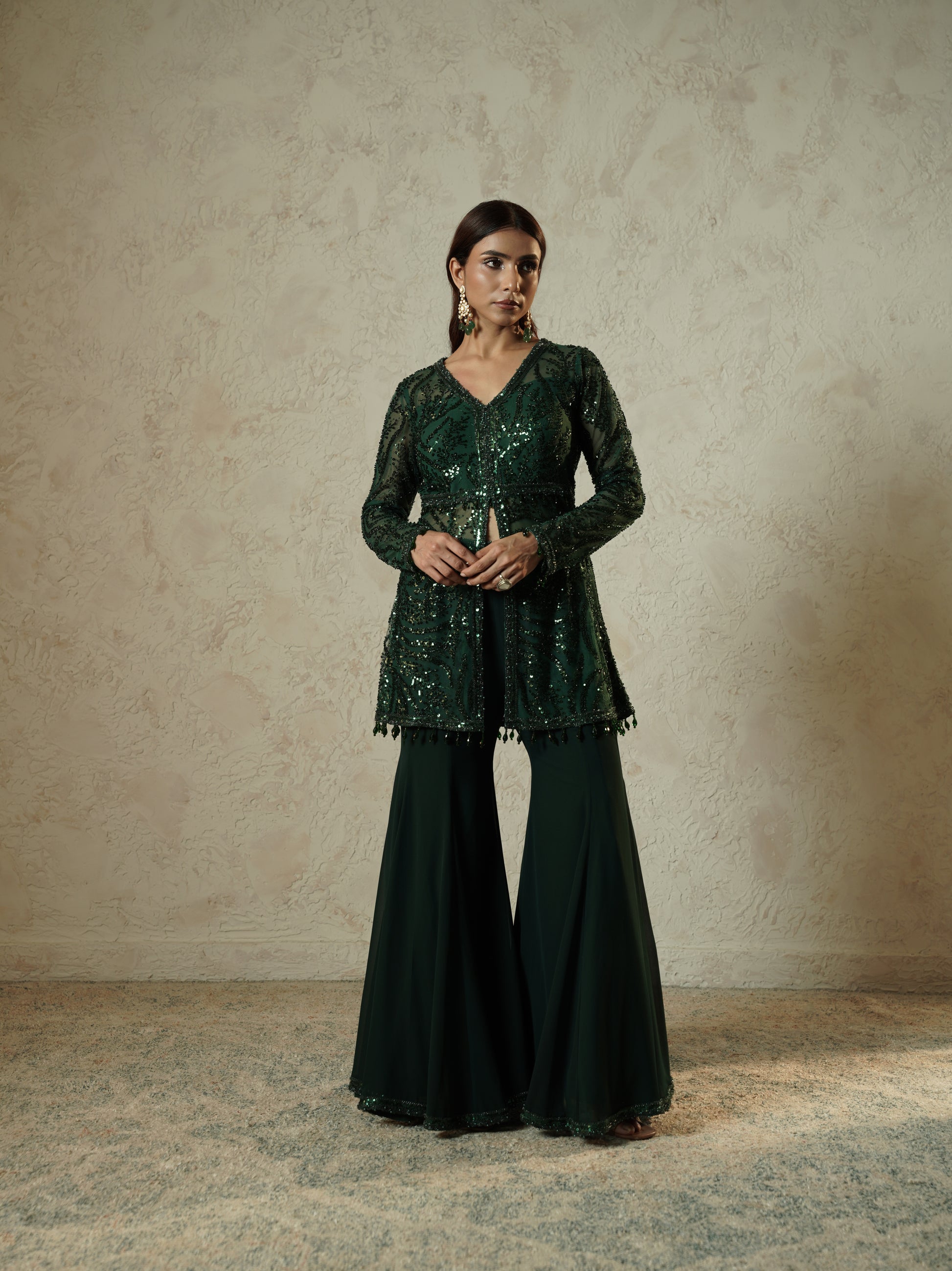 ELYSELLE SET Emerald green