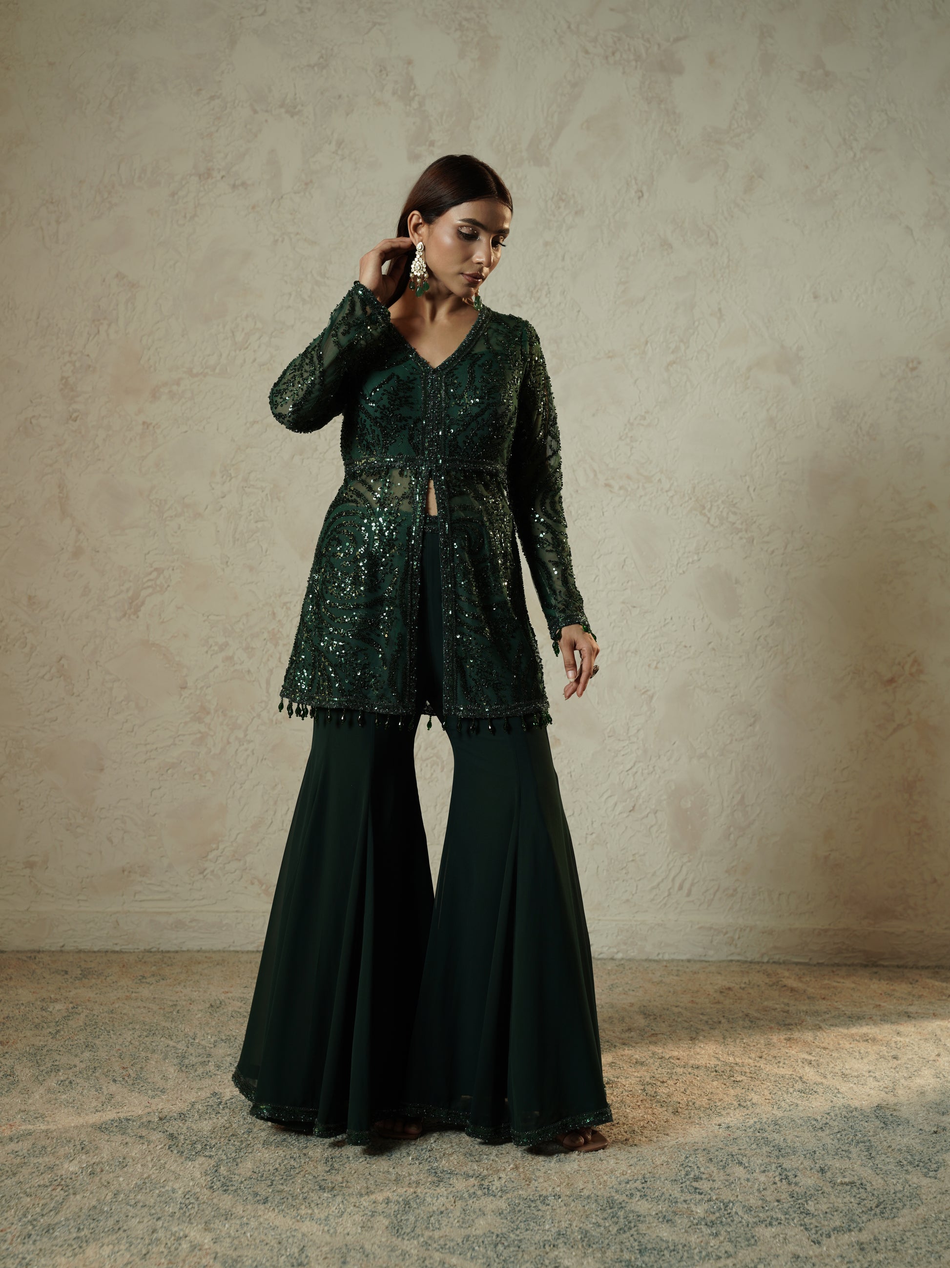 ELYSELLE SET Emerald green